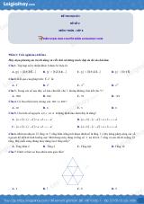 Đề thi học kì 1 Toán 6 - Đề số 1 - Chân trời sáng tạo